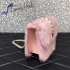 Valentino Rockstud Fur Bag 21cm pink